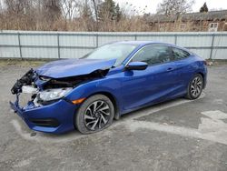 Salvage cars for sale from Copart Albany, NY: 2018 Honda Civic LX