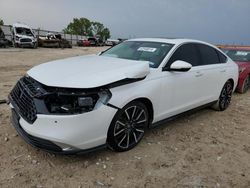 Salvage cars for sale at Haslet, TX auction: 2023 Honda Accord Touring Hybrid