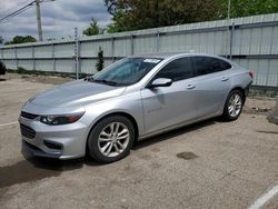 Chevrolet Malibu Vehiculos salvage en venta: 2016 Chevrolet Malibu LT