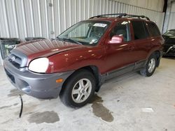 Salvage cars for sale at Franklin, WI auction: 2002 Hyundai Santa FE GLS