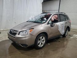 Salvage cars for sale at Central Square, NY auction: 2015 Subaru Forester 2.5I Premium