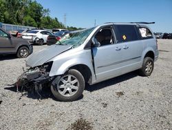 Salvage cars for sale at Riverview, FL auction: 2010 Chrysler Town & Country Touring