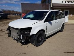 Salvage cars for sale from Copart Montreal Est, QC: 2019 Dodge Grand Caravan SE