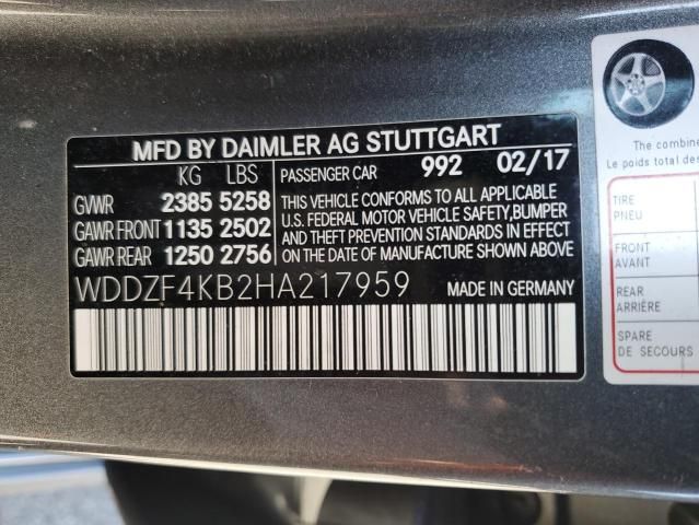 2017 Mercedes-Benz E 300 4matic