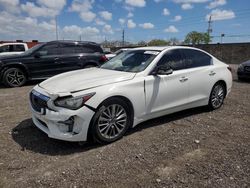 Salvage cars for sale at Homestead, FL auction: 2021 Infiniti Q50 Luxe
