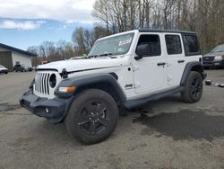 Salvage cars for sale at East Granby, CT auction: 2022 Jeep Wrangler Unlimited Sport