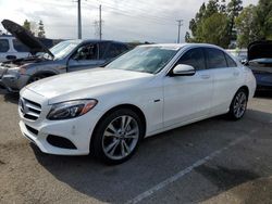 Salvage cars for sale from Copart Rancho Cucamonga, CA: 2018 Mercedes-Benz C 350E