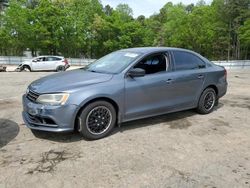 Salvage cars for sale at Austell, GA auction: 2015 Volkswagen Jetta Base