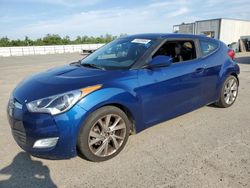 Salvage cars for sale at Fresno, CA auction: 2017 Hyundai Veloster