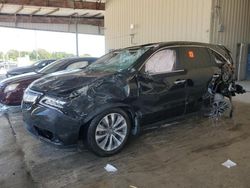 Salvage cars for sale at Homestead, FL auction: 2014 Acura MDX Technology