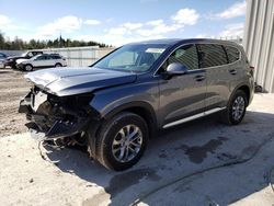 Salvage cars for sale at Franklin, WI auction: 2019 Hyundai Santa FE SEL