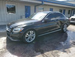 Salvage cars for sale from Copart Fort Pierce, FL: 2017 Mercedes-Benz C300