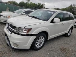 Salvage cars for sale from Copart Riverview, FL: 2016 Dodge Journey SXT