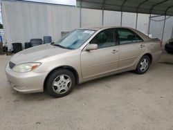 Salvage cars for sale at Fresno, CA auction: 2002 Toyota Camry LE