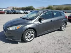 Salvage cars for sale at Las Vegas, NV auction: 2015 Ford Focus SE