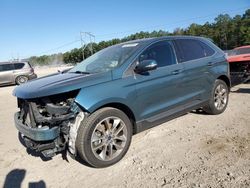 Salvage cars for sale at Greenwell Springs, LA auction: 2016 Ford Edge Titanium