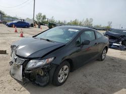 Salvage cars for sale from Copart Pekin, IL: 2013 Honda Civic LX
