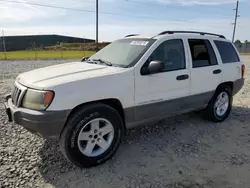 Salvage cars for sale at Tifton, GA auction: 2003 Jeep Grand Cherokee Laredo