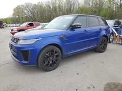 Land Rover Range Rover salvage cars for sale: 2021 Land Rover Range Rover Sport SVR