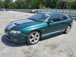 Salvage cars for sale at Savannah, GA auction: 2005 Pontiac GTO