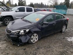 Salvage cars for sale from Copart Graham, WA: 2014 KIA Forte LX