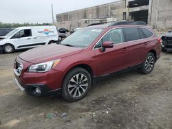 Salvage cars for sale from Copart Fredericksburg, VA: 2017 Subaru Outback 2.5I Limited