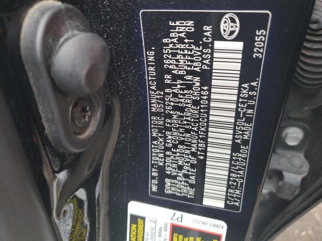 2012 Toyota Camry Base