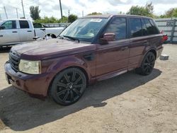 Salvage cars for sale at Miami, FL auction: 2006 Land Rover Range Rover Sport Supercharged