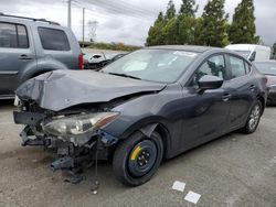 Salvage cars for sale from Copart Rancho Cucamonga, CA: 2016 Mazda 3 Sport