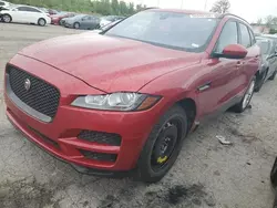 Salvage cars for sale at Cahokia Heights, IL auction: 2018 Jaguar F-PACE Premium