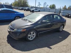 Salvage cars for sale at Woodburn, OR auction: 2008 Honda Civic EX