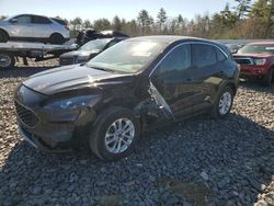 Salvage cars for sale at Windham, ME auction: 2020 Ford Escape SE