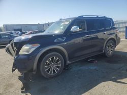 Salvage cars for sale at Vallejo, CA auction: 2018 Nissan Armada SV