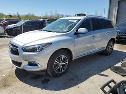 Salvage cars for sale at Duryea, PA auction: 2017 Infiniti QX60