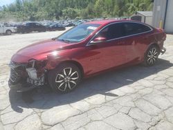 Salvage cars for sale from Copart Hurricane, WV: 2021 Chevrolet Malibu RS