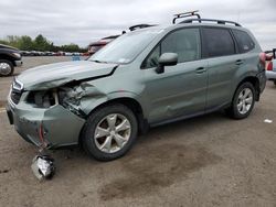 Subaru salvage cars for sale: 2014 Subaru Forester 2.5I Premium