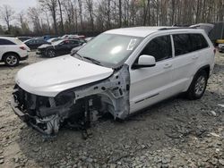 Salvage cars for sale at Waldorf, MD auction: 2018 Jeep Grand Cherokee Laredo