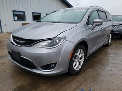 Salvage cars for sale at Pekin, IL auction: 2018 Chrysler Pacifica Touring L