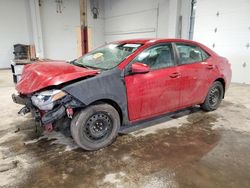 Salvage cars for sale from Copart Ontario Auction, ON: 2015 Toyota Corolla L