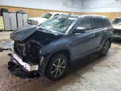 Salvage cars for sale at Kincheloe, MI auction: 2018 Toyota Highlander SE