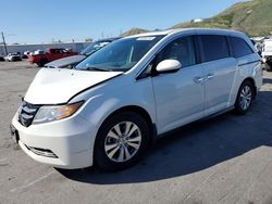 Salvage cars for sale at Colton, CA auction: 2016 Honda Odyssey EXL