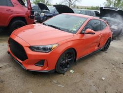 Salvage cars for sale at Bridgeton, MO auction: 2019 Hyundai Veloster Turbo