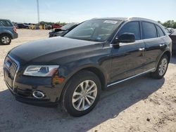 Salvage cars for sale from Copart Houston, TX: 2016 Audi Q5 Premium