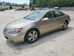 Salvage cars for sale at Knightdale, NC auction: 2006 Acura RL