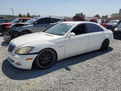 Salvage cars for sale at Mentone, CA auction: 2007 Mercedes-Benz S 550