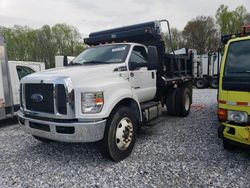 Salvage trucks for sale at York Haven, PA auction: 2019 Ford F750 Super Duty