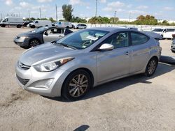 Salvage cars for sale at Miami, FL auction: 2015 Hyundai Elantra SE