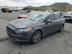 Salvage cars for sale at Colton, CA auction: 2017 Ford Fusion SE