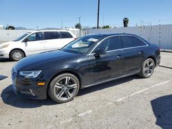Salvage cars for sale from Copart Van Nuys, CA: 2018 Audi A4 Premium Plus