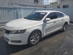 Chevrolet salvage cars for sale: 2019 Chevrolet Impala LT